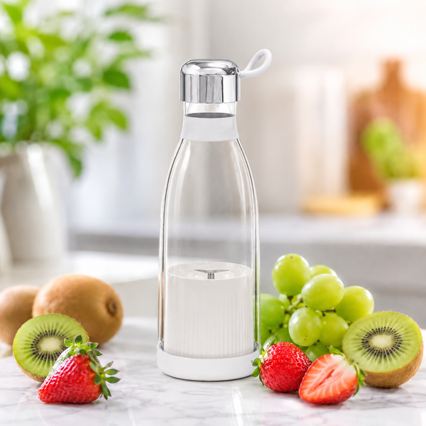 Портативный блендер в бутылке MINI JUICER / Блендер-бутылка 350 мл Блендер аккумуляторный 40 Вт 2052197 фото
