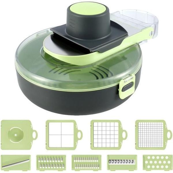 Овочерізка з контейнером Vegetable Cutter 9 в 1 AS2439 фото