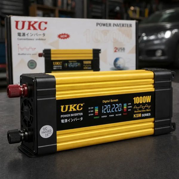 Перетворювач автомобільний інвертор UKC AC/DC UPS 1300 Вт sp10530 фото