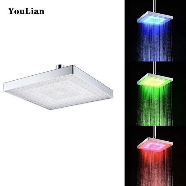 Насадка для душу з LED підсвічуванням RGB LED SHOWER Світлодіодна Лійка 2053309 фото