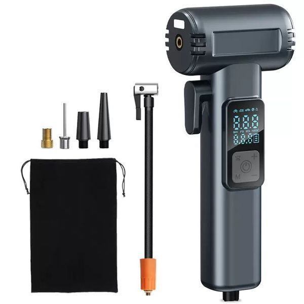 Автомобільний компресор 150PSI 12V, що перезаряджається, з Powerbank SW-201B SW-201B фото