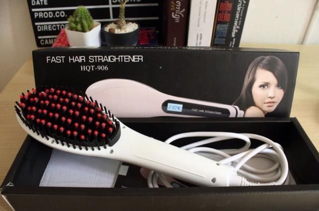 Електричний гребінець-випрямляч Fast Hair Straightener HQT-906 sa90233 фото