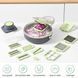 Овочерізка з контейнером Vegetable Cutter 9 в 1 AS2439 фото 5