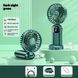 Портативний міні вентилятор Mini fan AND892 з підставкою для телефону та дисплеєм 2053343 фото 2