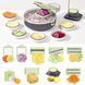 Овочерізка з контейнером Vegetable Cutter 9 в 1 AS2439 фото 6