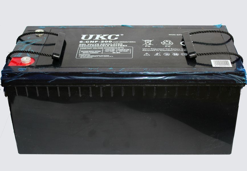 Акумулятор battery gel 12V 200A ukc sp2001382 фото