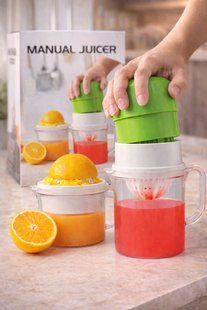 Портативний соковитискач для фруктів JUICER / Соковитискач для цитрусових з чашею 400мл XL-295 фото