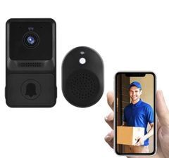 Бездротовий дверний WIFI дзвінок з камерою Mini Doorbell Міні-домофон для дому 2128590 фото