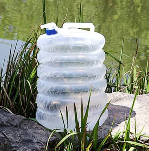 Складана каністра для води та харчових рідин 15л M16519 фото