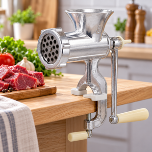 Мясорубка ручная механическая Meat Mincer 485 / Настольная Мясорубка с креплением к столу 2052138 фото