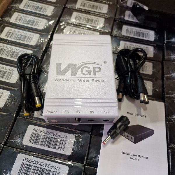 Джерело безперебійного живлення для роутера 10400Mah, USB виходи, DC 5V, 9V, 12V. ДБЖ для Роутерів Ax1 фото
