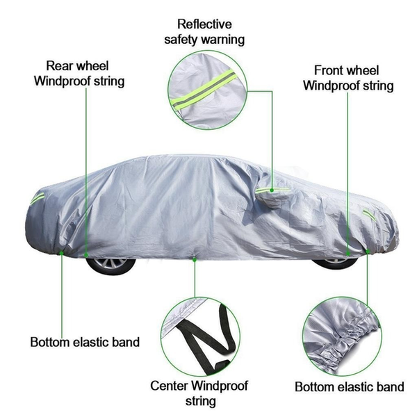 Чохол на автомобіль від сонця та снігу L/ Car cover LY-798 2053530 фото