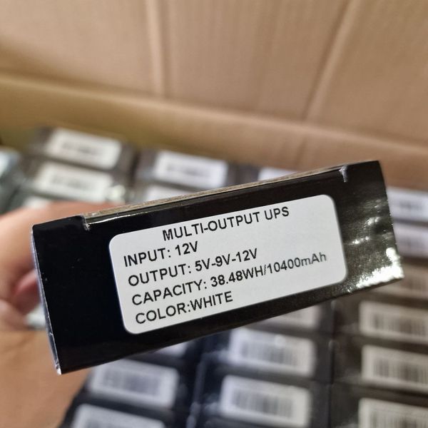 Джерело безперебійного живлення для роутера 10400Mah, USB виходи, DC 5V, 9V, 12V. ДБЖ для Роутерів Ax1 фото