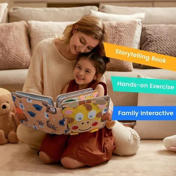 Развивающая книжка из фетра с животными для развития 3-6 лет KARMA749 фото