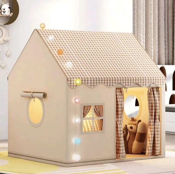 Детская игровая палатка-домик Home Коричневый 50958897497/1 фото