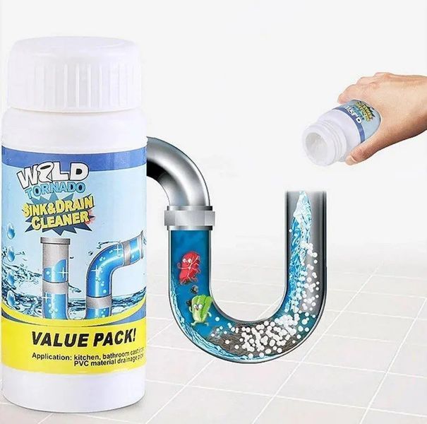 Потужний очисник для миття та зливу WILD Tornado Sink & Drain Cleaner pr221000002 фото