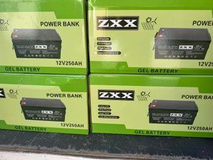Гелевий акумулятор ZXX 12V 250Ah 228250А фото