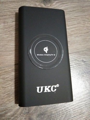 Зовнішній акумулятор Power Bank 30000mAh з бездротовою зарядкою 540030 фото