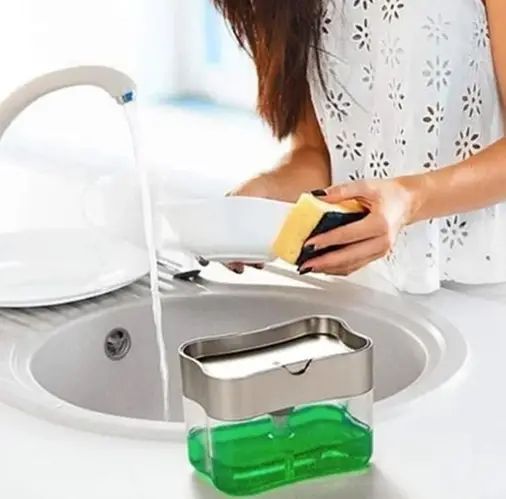 Дозатор Мила Soap Pump Sponge Caddy (0115) G520120 фото