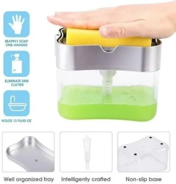 Дозатор Мила Soap Pump Sponge Caddy (0115) G520120 фото