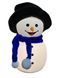 Дитячий силіконовий нічник Сніговик Snowman LJC-118 світильник акумуляторний іграшка для сну 12321 фото 2
