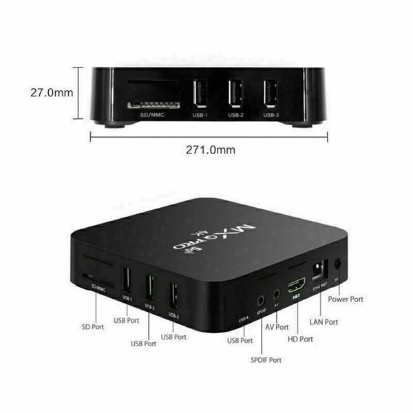 ТБ-приставка Smart TV Box MXQ Pro 4K 5G 4/32gb G5925 фото