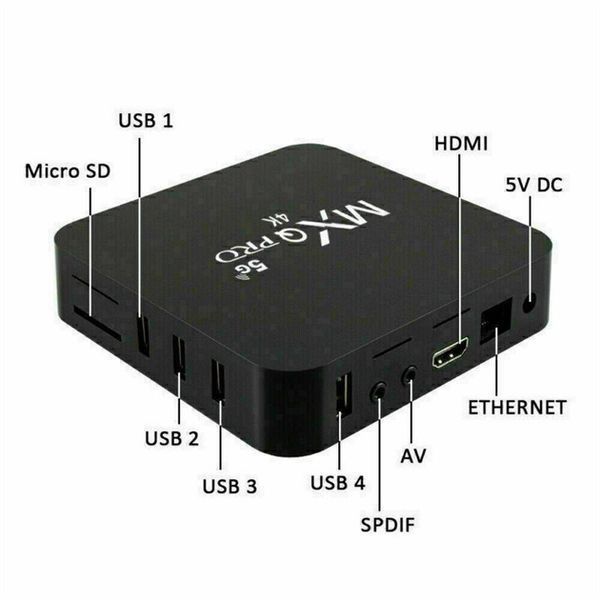 ТБ-приставка Smart TV Box MXQ Pro 4K 5G 4/32gb G5925 фото