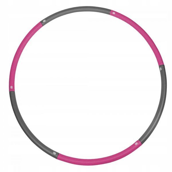 Розбірний хулахуп Hula Hoop 6 секцій B0001 фото