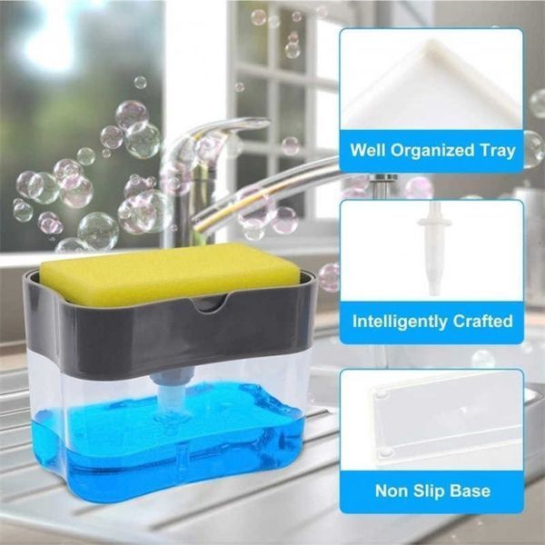 Дозатор Мила Soap Pump Sponge Caddy (0115) G520120 фото