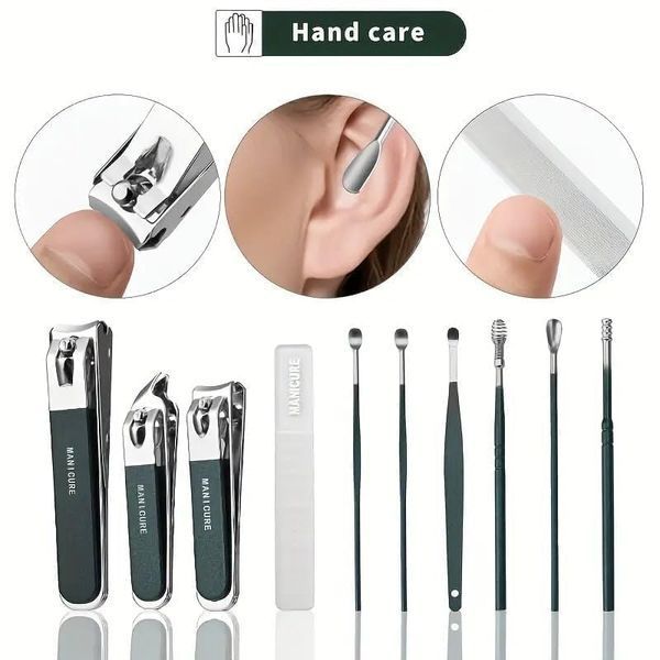 Манікюрно-педикюрний набір Nail Clipper Set 10 в 1 2055414 фото