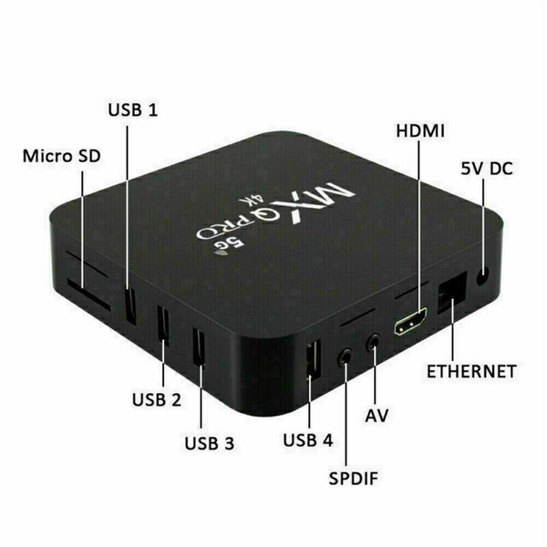 ТБ-приставка Smart TV Box MXQ Pro 4K 5G 4/32gb G5925 фото