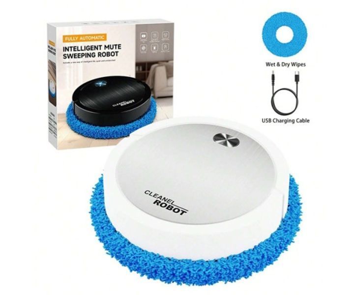 Пилосос-робот круглий акумуляторний 3 в 1 Vacuum 8088 cleaner LY-541 2053131 фото