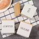 Набір банок для зберігання &laquo;Sugar/Coffee/Tea&raquo; з бамбуковими кришками та підставкою PR-2-8 фото 2