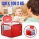 Дитячий манеж для розвитку IMBABY 6 секцій - із парканом для малюків - сухий басейн для дитячих ігор, для куль або килимка VENDNT-104 фото 5