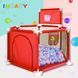 Дитячий манеж для розвитку IMBABY 6 секцій - із парканом для малюків - сухий басейн для дитячих ігор, для куль або килимка VENDNT-104 фото 4