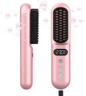 Випрямляюча щітка для укладання волосся Gabrella Hair Straightener Brush 2019066 фото