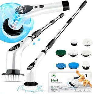 Щітка електрична 8 насадок,360 градусів Cleaning brush AND 1-33 2053968 фото