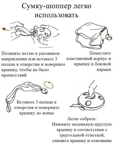 Сумка продуктова Roll Up Bag на плече багаторазова складана 20552012344 фото