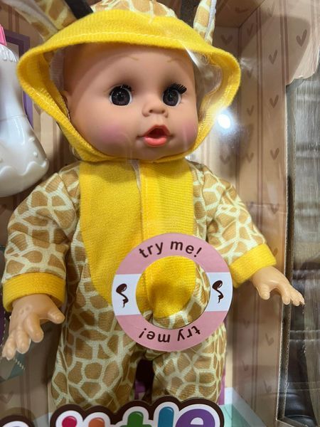 Лялька пупс, що розмовляє з пляшечкою та серветками Little Baby 10565 фото