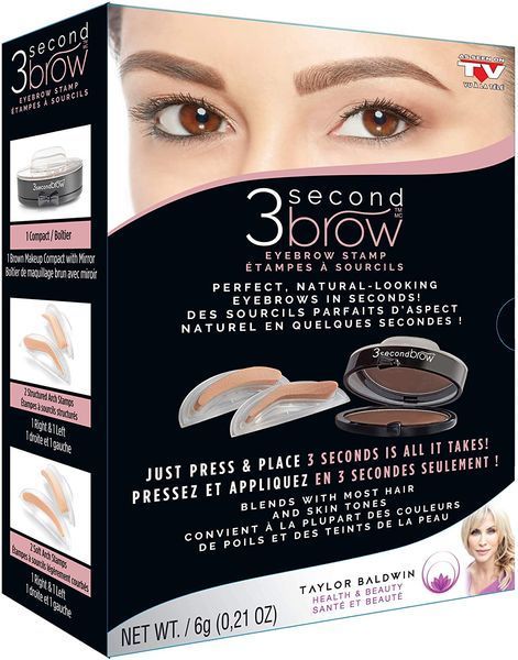 Штамп для брів 3 Second Brow Eyebrow Stamp-Perfect Natural-Looking Eye Original пудра для брів pr33330256 фото