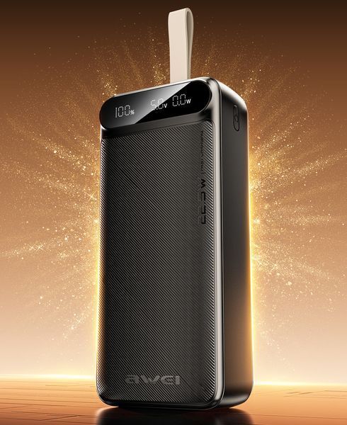 Мобільний акумулятор (Power Bank) AWEI PA-13 50000 mAh 22.5W sp9913 фото
