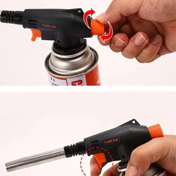 Туристичний газовий пальник Cyclone Flame Gun 930 з п'єзопідпалом та регулювання полум'я 2017987 фото