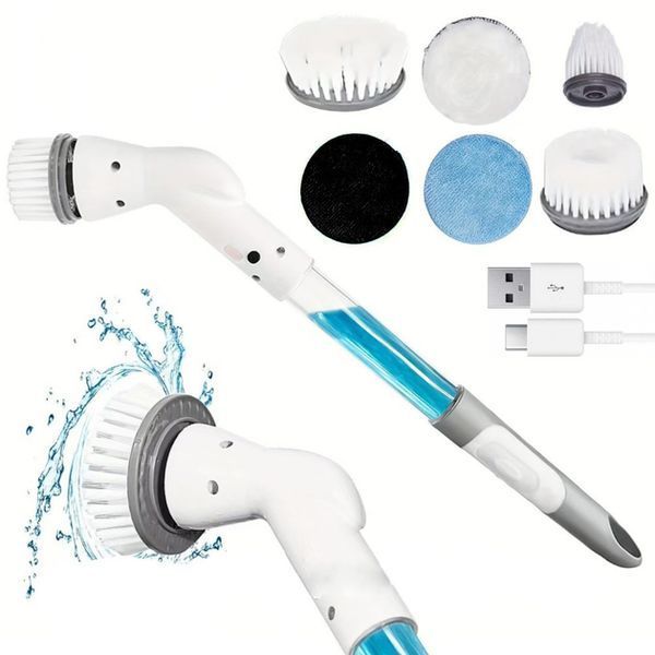 Щітка електрична 8 насадок,360 градусів Cleaning brush AND 1-33 2053968 фото