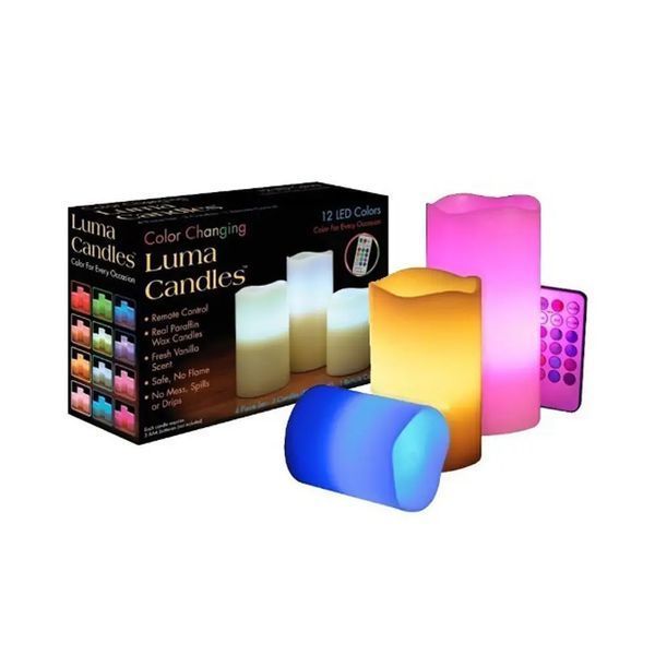 Світлодіодні свічки з пультом керування Luma Candles Люма Кендлес (electronic candle) 5096321 фото