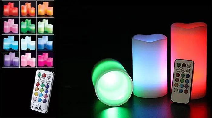 Світлодіодні свічки з пультом керування Luma Candles Люма Кендлес (electronic candle) 5096321 фото