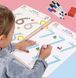 Розвиваюча книга Монтесорі Busy Book пиши-прай Stroke Line dot to dot 30 аркушів (60 завдань), від 2 років MA-331 фото 9