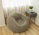 Надувне крісло-пуф Inflatable Sofa / Надувне крісло-мішок 110&times;110&times;85 см Бежевий G6820/4 фото 4
