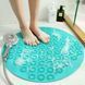 Круглий нековзний килимок для душу Massage Foot Rad зі щіткою для стоп 205332131258 фото 4