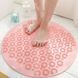 Круглий нековзний килимок для душу Massage Foot Rad зі щіткою для стоп 205332131258 фото 5