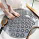 Круглий нековзний килимок для душу Massage Foot Rad зі щіткою для стоп 205332131258 фото 3